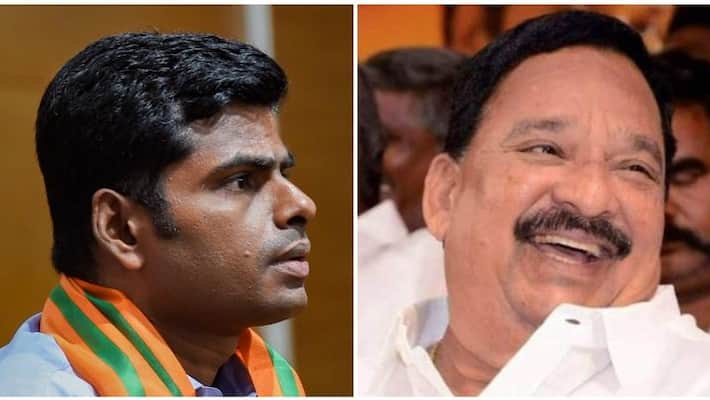 Gandhi slam Annamalai: He is a leader.. he is talking what he is thinking.. Minister gandhi slam Annamalai! Gandhi slam Annamalai: He is a leader.. he is talking what he is thinking.. Minister gandhi slam Annamalai!