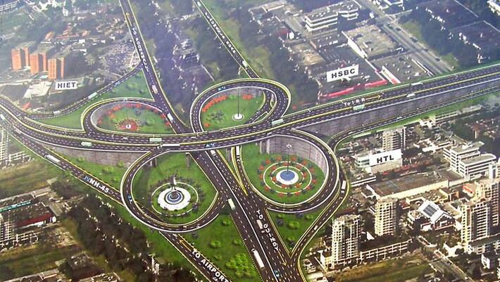 Kathipara bridge park open by CM Kathipara bridge park open by CM