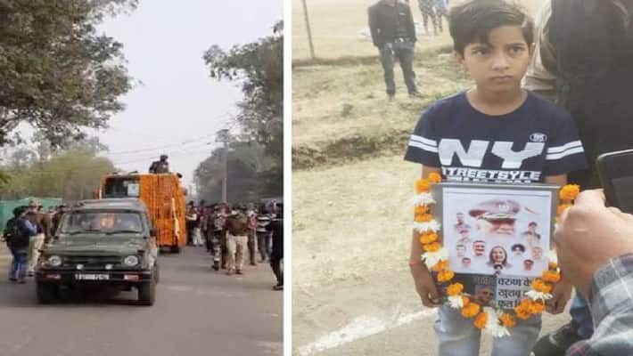 MP Bhopal Group Captain Varun Singh Funeral cremated tributes with military honors Bairagarh Muktidham News and Updates UDT