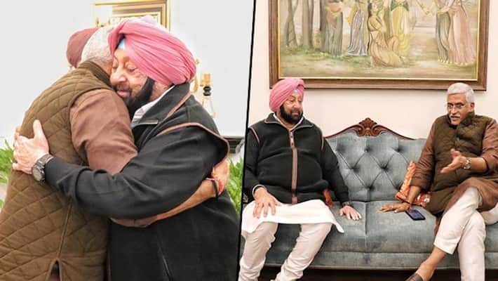 Punjab Election 2022 Capt Amarinder Singh announces alliance with BJP seat sharing yet to be decided gcw Punjab Election 2022 Capt Amarinder Singh announces alliance with BJP seat sharing yet to be decided gcw
