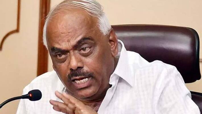 JDS Workers Protest Against Congress Leader ramesh Kumar snr JDS Workers Protest Against Congress Leader ramesh Kumar snr