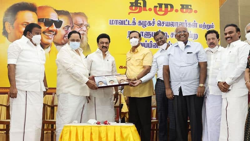 Dmk a rasa speech about tamilnadu chief minister mk stalin compare karunanidhi
