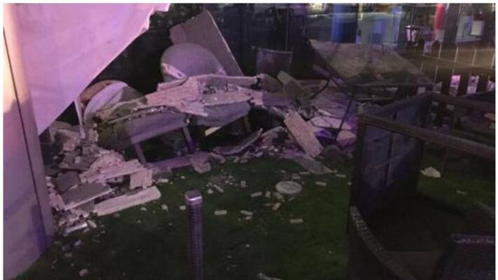 Five including three women and a child injured in Saudi Arabia after the roof of a restaurant collapsed Five including three women and a child injured in Saudi Arabia after the roof of a restaurant collapsed