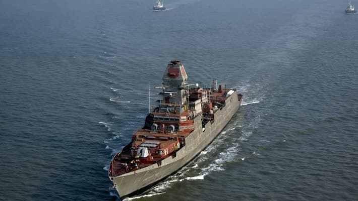 Goa Liberation Day: Indian Navy's second indigenous stealth destroyer Mormugao heads out for maiden sea sortie-dnm Goa Liberation Day: Indian Navy's second indigenous stealth destroyer Mormugao heads out for maiden sea sortie-dnm