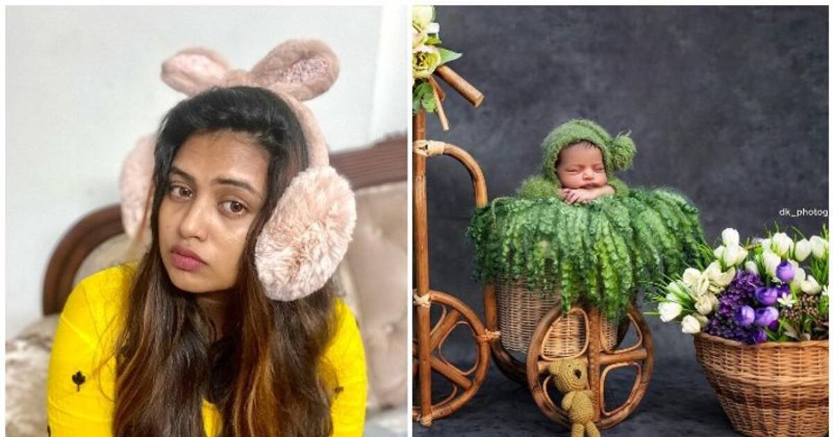 Bharathi Kannamma Farina Azad: செம்ம கியூட்.. ஒருமாத குழந்தையை வைத்து விதவிதமான போட்டோ ஷூட் நடத்திய ஃபரினா!