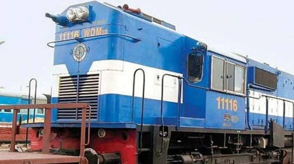 Train engine theft from the Bihar railway yard