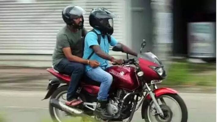 Helmets are mandatory for those traveling in the back seat of a two wheeler in tomorrow Helmets are mandatory for those traveling in the back seat of a two wheeler in tomorrow