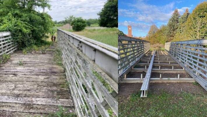 63 year old Suspect arrested after 58 foot bridge stolen in US 63 year old Suspect arrested after 58 foot bridge stolen in US