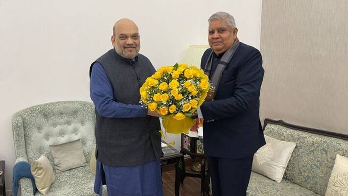 Governor meet Union Home Minister Amit Shah bmm Governor meet Union Home Minister Amit Shah bmm