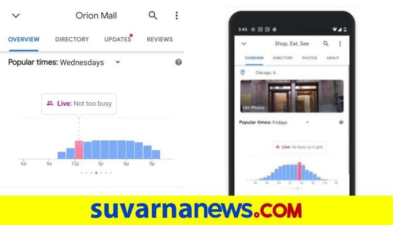 Google Maps area Busyness Feature will highlight the busiest places of your city or town mnj