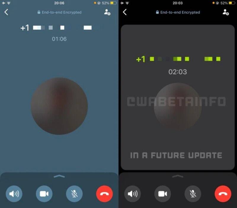 New WhatsApp voice and video calls interface may look like this