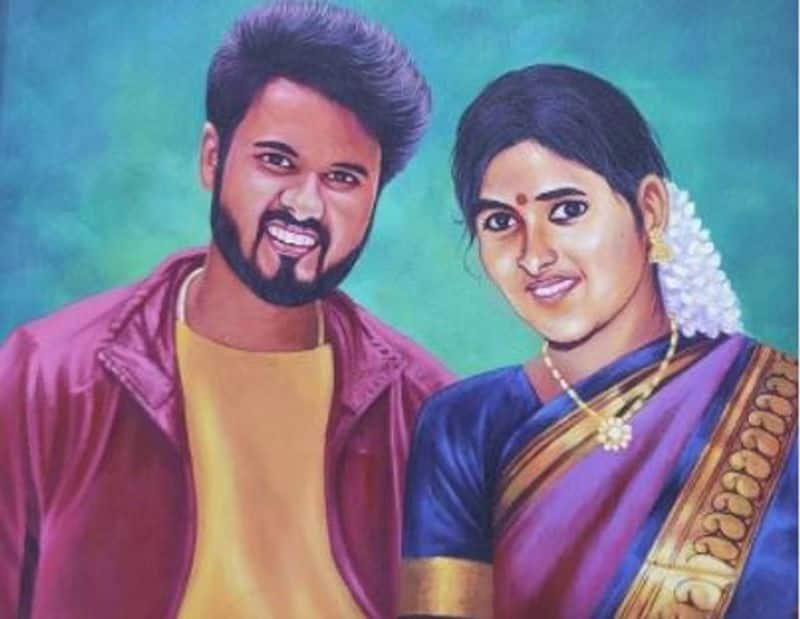 biggboss tamil 5 contestent amir mother drawing viral in social media