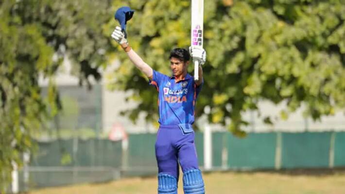 ACC U19 Asia Cup 2021 Indian U 19 Cricket Team Thrash United Arab Emirates by 154 runs kvn ACC U19 Asia Cup 2021 Indian U 19 Cricket Team Thrash United Arab Emirates by 154 runs kvn