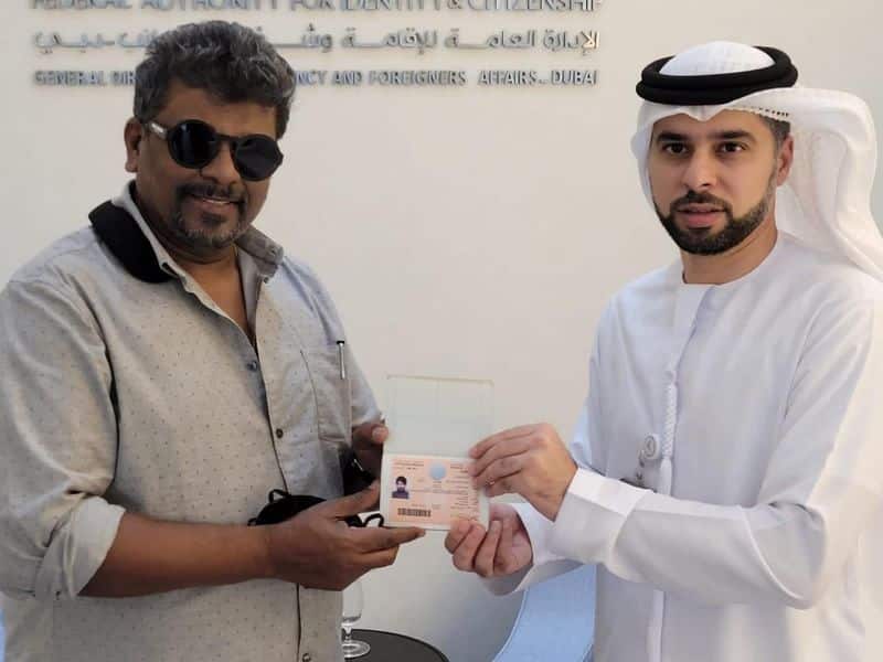 Actor parthiban got golden visa from UAE