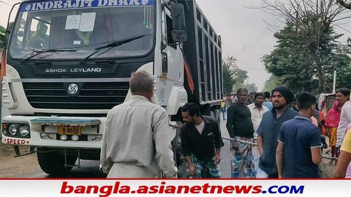 One Dead in horrific accident on national highway in Murshidabad bpsb One Dead in horrific accident on national highway in Murshidabad bpsb