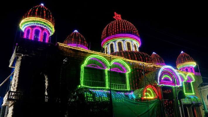 Palappallam Christmas in Kolach Tamil Nadu is celebrating christmas with big grass palace Palappallam Christmas in Kolach Tamil Nadu is celebrating christmas with big grass palace