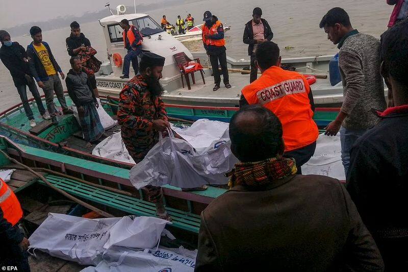 running ferry near Dhaka caught fire 150 injured 39 killed