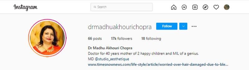 Priyanka Chopra's mother Madhu Chopra's Instagram bio is a dream of every son-in-law SCJ