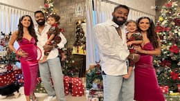 Hardik pandya celebrated Christmas with family, fans assume that natasa stankovic is again pregnant dva