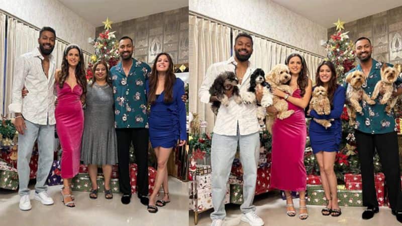 Is Hardik Pandya's wife Natasa Stankovic pregnant again? Netizens spotted baby bump in Christmas photos RCB