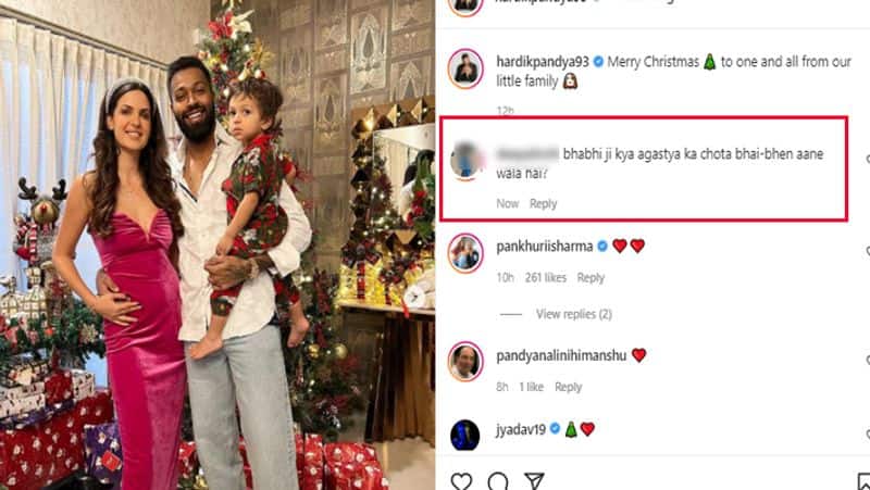 Is Hardik Pandya's wife Natasa Stankovic pregnant again? Netizens spotted baby bump in Christmas photos RCB