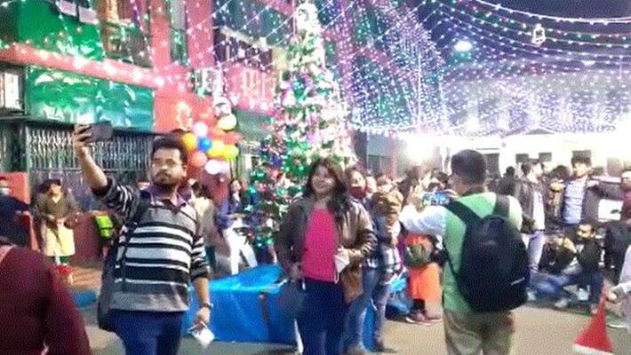 Merry Christmas Celebration at bow barracks in Kolkata RTB Merry Christmas Celebration at bow barracks in Kolkata RTB