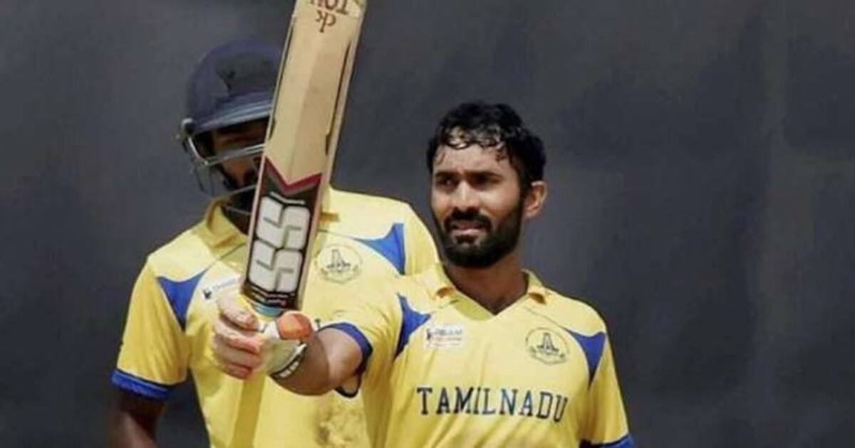 அனுபவம்னா என்னனு காட்டிய தினேஷ் கார்த்திக்; அதிரடி சதம்..! சௌராஷ்டிராவிற்கு கடின இலக்கை நிர்ணயித்த தமிழ்நாடு