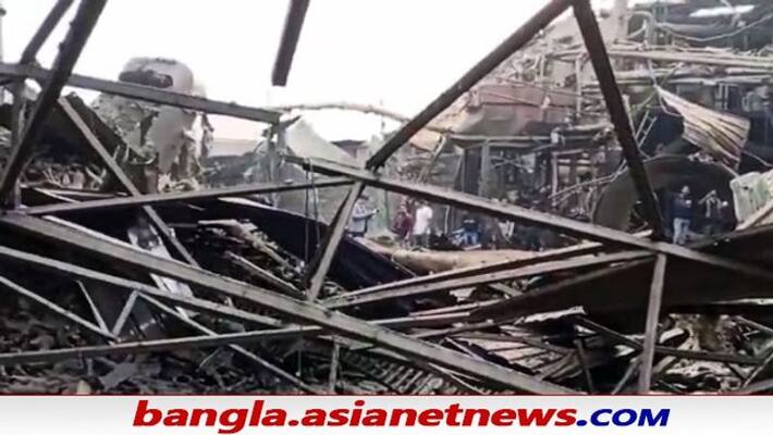Boiler blast in Bihar's Muzaffarpur, atleast 5 died and 6 injoured ALB Boiler blast in Bihar's Muzaffarpur, atleast 5 died and 6 injoured ALB