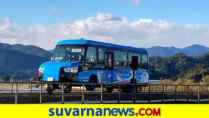 Dual mode vehicle that runs on wheels and tracks to debut in Japan mnj Dual mode vehicle that runs on wheels and tracks to debut in Japan mnj