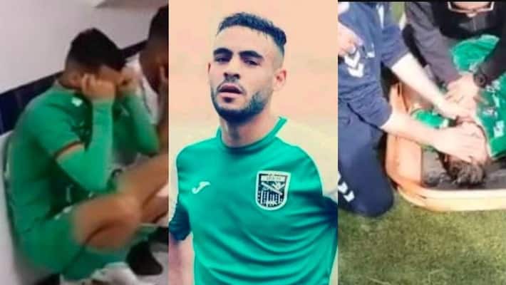 Algerian footballer Sofiane Lokar died of a heart attack in a collision with goalkeeper spb Algerian footballer Sofiane Lokar died of a heart attack in a collision with goalkeeper spb