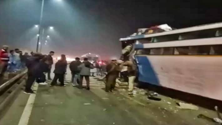 हरियाणा में 3 टूरिस्ट बसें आपस में टकराईं, सोते वक्त ही 5 सवारियों की मौत, 10 जख्मी, एक झटके में मचा कोहराम | Haryana Ambala Road Accident Three tourist deluxe buses collided