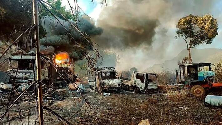 Myanmar air attack kills 13, including 7 children Myanmar air attack kills 13, including 7 children