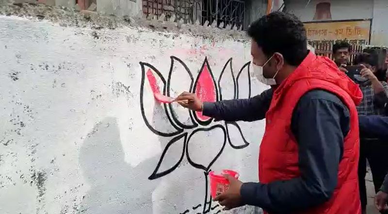 Municipal Election campaign starts in Siliguri Chandannagar bmm