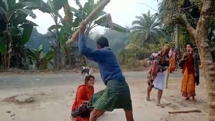 Video of a woman being beaten over dispute on land went viral bpsb Video of a woman being beaten over dispute on land went viral bpsb