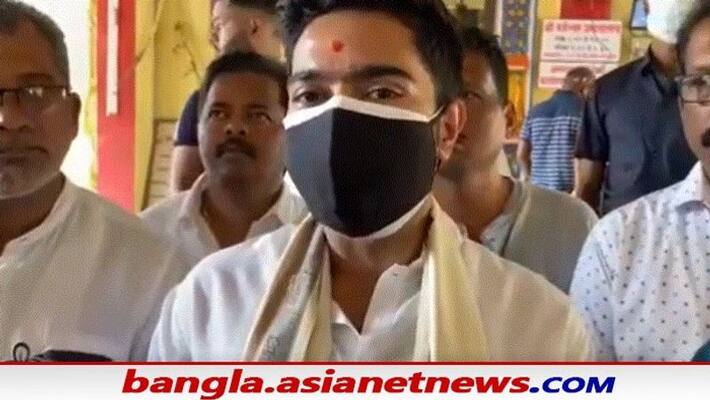 Abhishek Banerjee visited Rudreshwar temple on Wednesday and prayed for the Goa people RTB Abhishek Banerjee visited Rudreshwar temple on Wednesday and prayed for the Goa people RTB