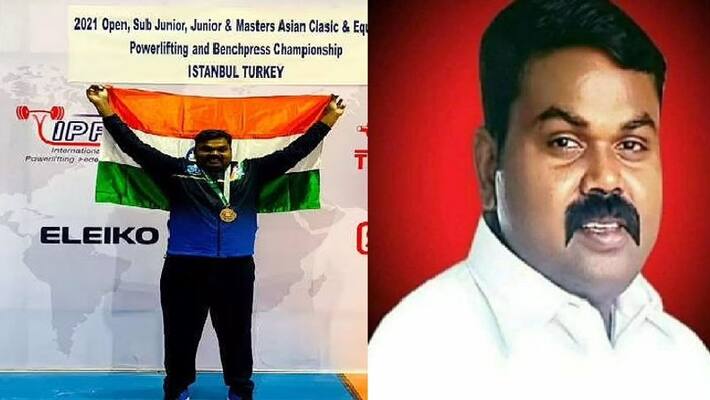 sankarankovil mla raja won bronze medal in asia level weight lifting sankarankovil mla raja won bronze medal in asia level weight lifting