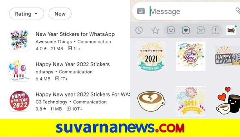 How to download New Year WhatsApp stickers on Google Play Store and use them mnj