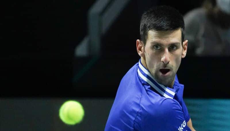 World number one Tennis player Novak Djokovic presented his side in front of the media-mjs
