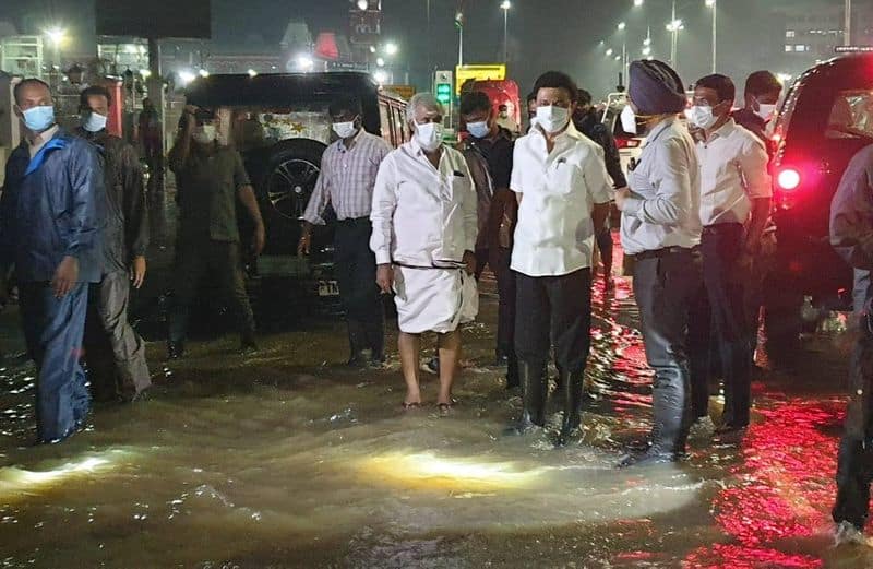 Tamil Nadu Chief Minister M.K. Stalin's flood prevention measures in Chennai
