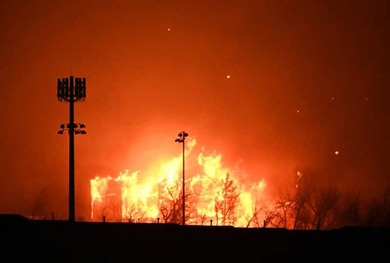 600 houses were destroyed by Wildfires and 25000 people evacuated in colorado