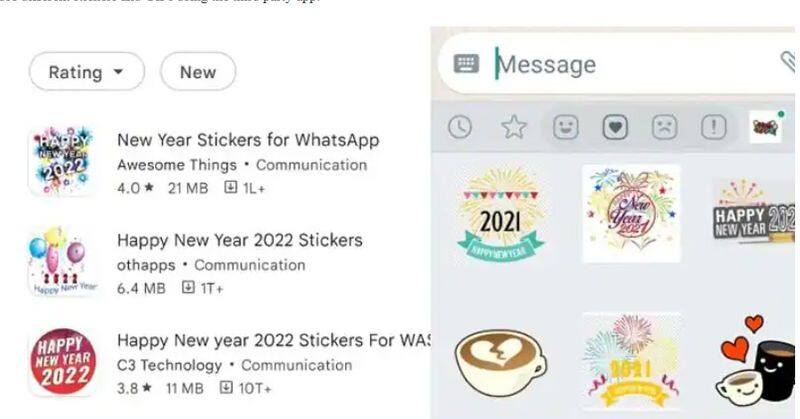 Happy New Year 2022: How To Download and Use WhatsApp Stickers To Greet