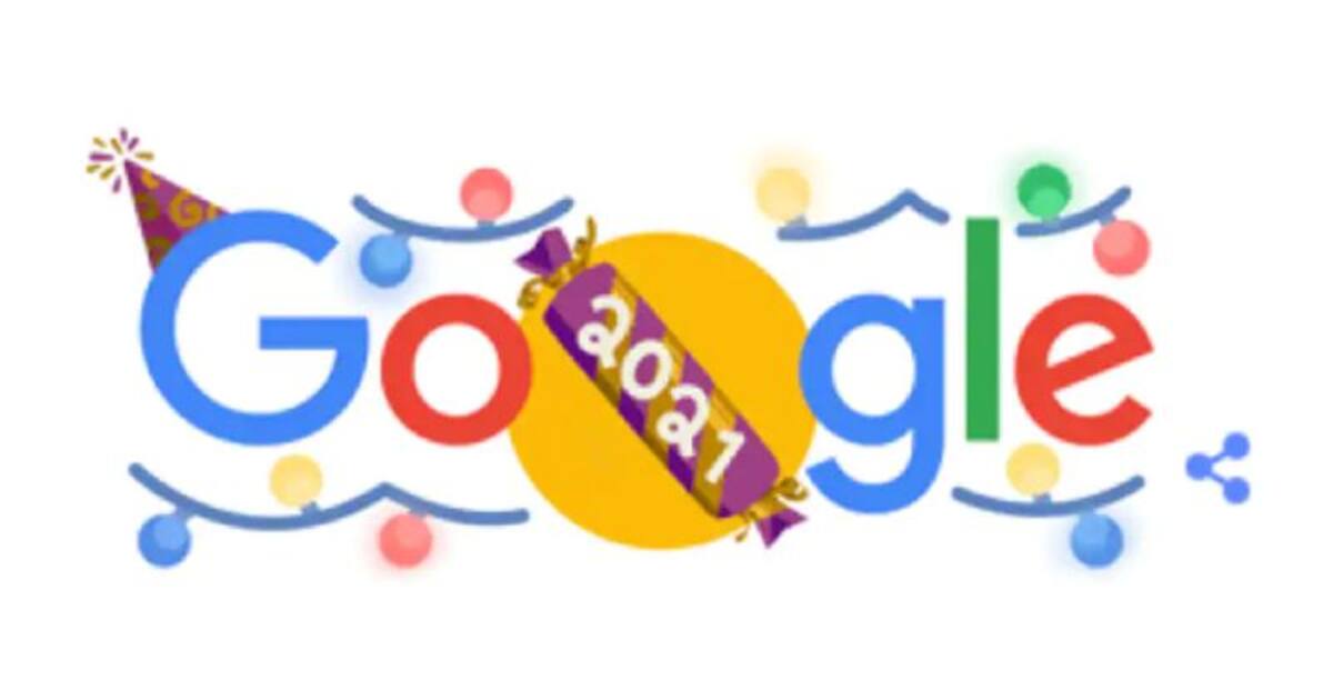 New Year's Evening : கியூட்டான டூடுல் உடன் புத்தாண்டை வரவேற்கும் கூகுள்