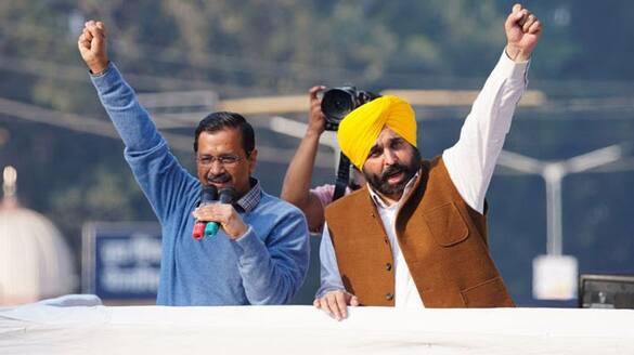Punjab Election 2022 AAP in driver's seat as Congress goes downhill, says new opinion poll