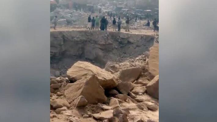 Haryana landslide buries mining vehicles 4 dead several injured Haryana landslide buries mining vehicles 4 dead several injured