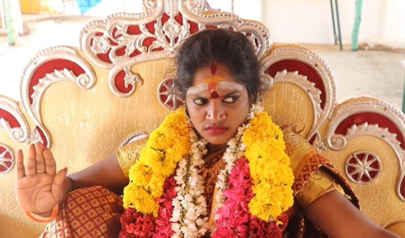 tik tok sadhana who incarnated the amman viral photos