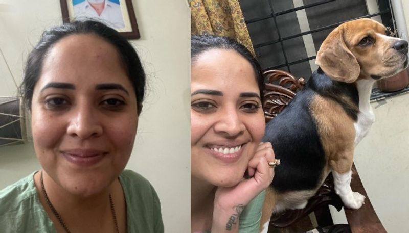 anasuya without make up photos trending netizens comments it is big scam