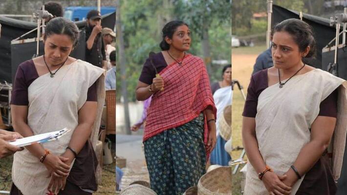 kudumbavilakku serial actress meera vasudev latest look viral on social media kudumbavilakku serial actress meera vasudev latest look viral on social media
