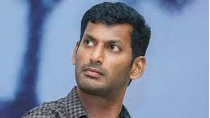 Actor vishal met accident in shooting Actor vishal met accident in shooting