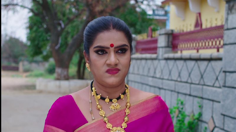 Karthik gets petrified as Rudrarani threatens him in todays Karthika Deepam serial episode