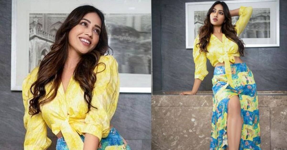Nivetha Pethuraj Photos : பளபளக்கும் அழகில் பளீச் என தொடையை காட்டி.... இளசுகளை ஏங்க வைத்த நிவேதா பெத்துராஜ்!